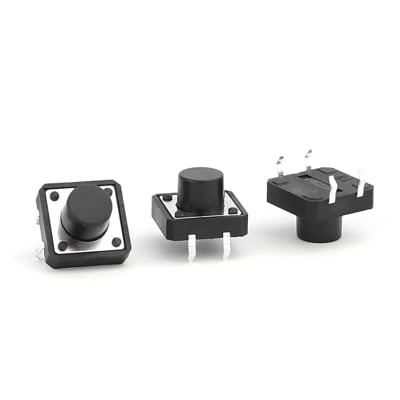 Бутон 4P 12x12 h8mm  пъпка 5mm