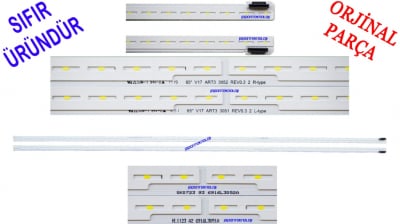 Диодни ленти комплект 2 бр/pcs 65\" V17 ART3 3029 REV0.2  L & R