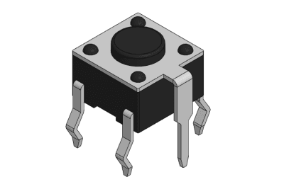 Бутон 5pins 4.5x4.5 H-0.5mm +GND