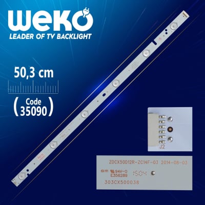 Диодна лента 1 бр/pc ZDCX50D12R-ZC14-03 303CX500038