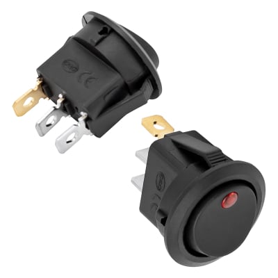 SWITCH KCD1-105 KCD1-8 RED 12V
