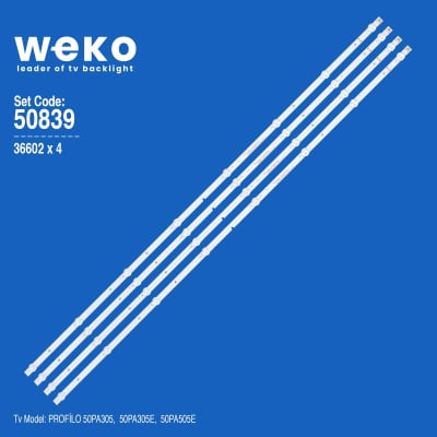Диодни ленти комплект 4 бр/pcs  303HK500040 HK50D08-ZC22AG-11