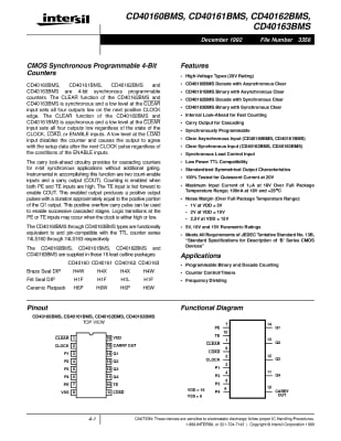 Интегрална схема CD40160 DIP-16