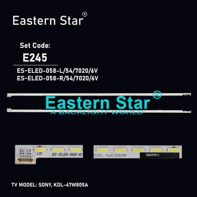 Диодни ленти комплект 2 бр/pcs   47\'\' NLAC30224 R/L set-2