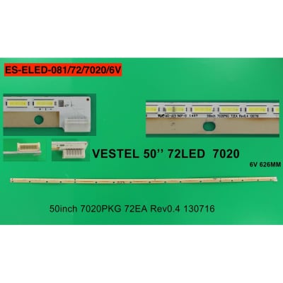 Диодни ленти комплект 1 бр/pcs 50inch 7020PKG 72EA Rev0.4 с лепенка за прикрепване