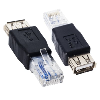 USB към Ethernet конвертор USB 2.0 А(FEMALE) към LAN (RJ-45) MALE