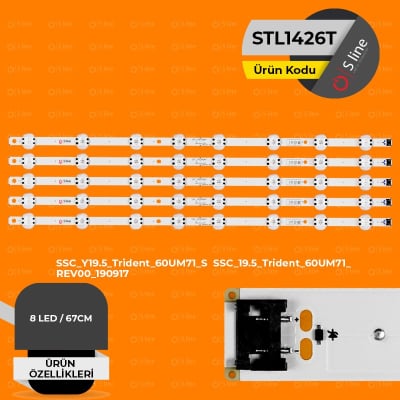 Диодни  ленти комплект 5 бр/pcs  SSC_Y19.5_TRIDENT_60UM71_REV00