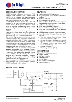 Интегрална схема OB2353 SO-8