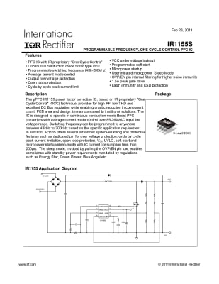 Интегрална схема IR1155S SO-8