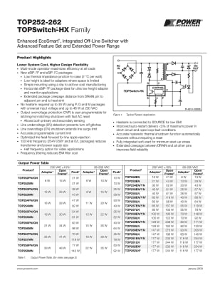 Интегрална схема TOP254EN eSIP-7F