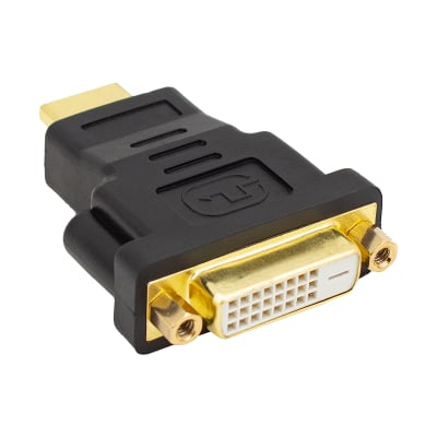ПРЕХОД ADAPTER HDMI MALE TO DVI 24+1  FEMALE