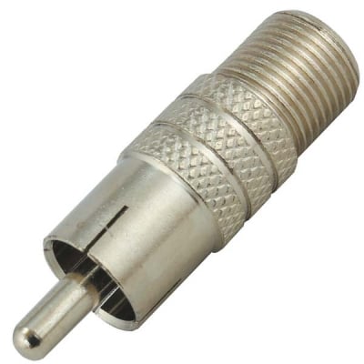 Преходна букса чинч RCA мъжки към F женски F-639