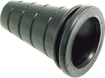 ODU-12312 Strain relief; PVC; black; Panel thick: max.1.6mm; Øcable: 8÷17mm