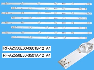 Диодни ленти комплект 8 бр/pcs RF-AZ550E30-0501A-12&RF-AZ550E30-0601B-12
