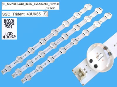 Диодни ленти комплект 3 бр/pcs SSC_43UK65_8LED_SVL430