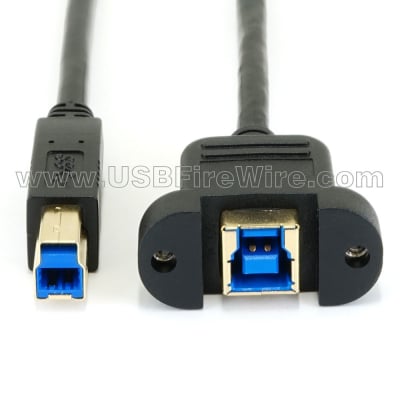 Букса USB type b 3.0 PCB Panel Mount B