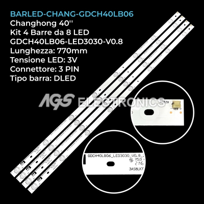 Диодни ленти комплект 4  бр/pcs GDCH40LB06-LED3030-V0.8