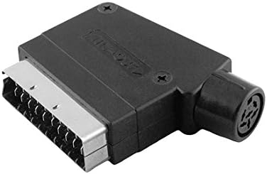 Букса  21-pin Scart plug to 6-pin DIN socket