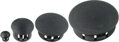 FIX-M11 Stopper; H: 10.1mm; Flange dia: 14mm; Wall thick: 3.3mm; black