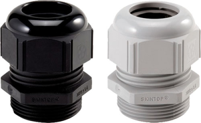BM4716N Cable gland; PG16; IP68; polyamide; black