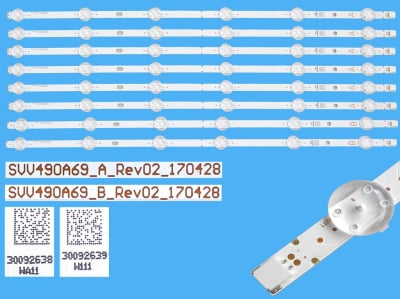 Диодни ленти комплект 8  бр/pcs SVV490A69_A/B_V17 REV01_170310