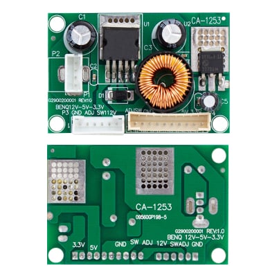 DC STEP-DOWN MODULE CA-1253 CONVERTER 12V TO 5V TO 3.3V 3A