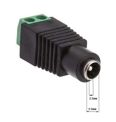 БУКСА ЖЕНСКА 2.5mm/5.5mm l=9mm