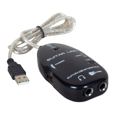 ADAPTER INTERFACE USB TO 3.5mm JACK STEREO+GUITAR