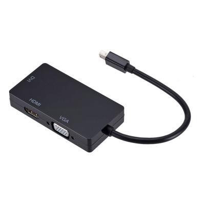 DisplayPort към HDMI DVI VGA адаптер