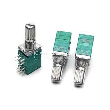 Потенциометър с 4 връзки B10K B20K B50K B100K 12-щифтов 15mm