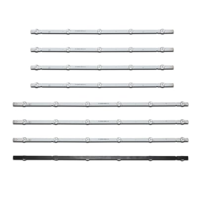 Диодни ленти комплект 8 бр/pcs RF-AZ550E30-0501A-12 & RF-AZ550E30-0601B-12 с лепенки за прикрепване