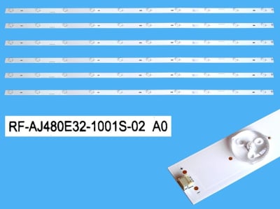 Диодни ленти комплект 6 бр/pcs RF-AJ480E32-1001S-02 A0 с лепенка за прикрепване