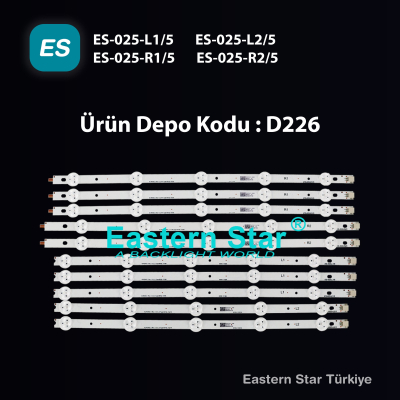Диодни ленти комплект 10 бр/pcs AGF78435101 с лепенка за прикрепване