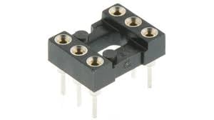 Цокъл IC Socket DIP 6 PIN 2.54 mm