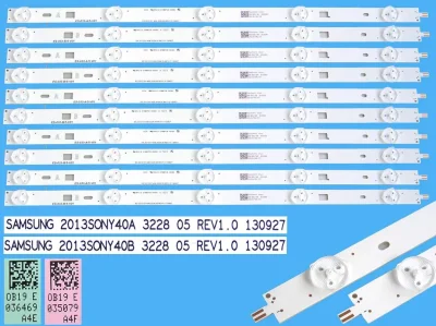 Диодни ленти комплект 10 бр/pcs  2013SONY40A 3228 05 REV1.0.