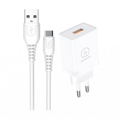 Зарядно с кабел USB-A към TYPE-C
