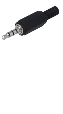 ;Мъжки стереожак JC-135 2.5mm Stereo Jack  3 pin PVC