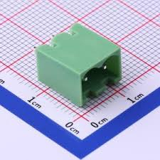 Pcb клема  с 2 пина TBG-5-PW-2P-GN