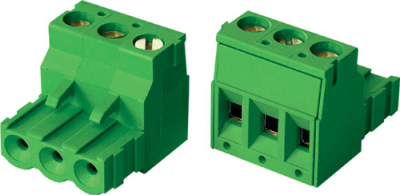 Pcb клема  с 3 пина TBW-5-AMP-3P