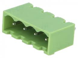 Pcb клема  с 4 пина TBG-5-KW-4P-GN