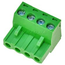 Pcb клема  с 4 пина TBW-5-AMP-4P3P