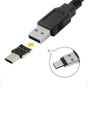 Адаптер Type C  MALE 3.1 TO USB MALE