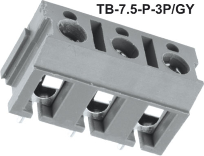 Pcb клема  с 3 пина TB-7.5-P-3P/GY