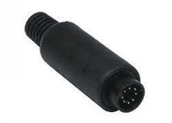 Конектор VC-002  DIN 8пина мъжки  за монтаж към кабел