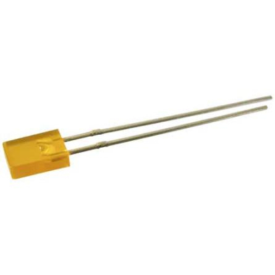 Светодиод LED 5x2mm Оранжев 625nm 5mcd/10mA 150° ;