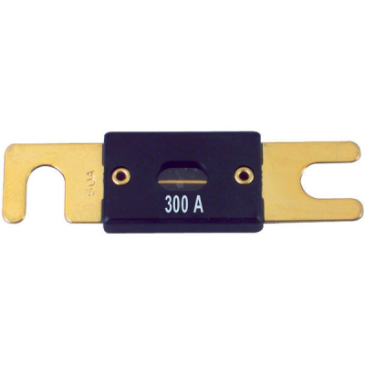 Предпазител AMF-Плосък автомобилен предпазител, 32V, 300A Gold Plated Wafer Fuse