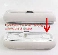 Philips Diamond Smart Clean Charging Travel Case white