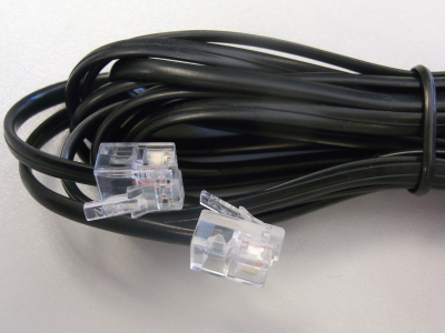 Телефонен кабел, RJ10 4P4C M-RJ10 4P4C  1 m