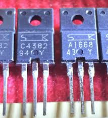 Транзистор 2SA1668/2SC4382 pair TO-220F