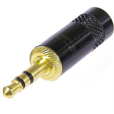 JACK конектор 3.5 mm стерео позлатен мъжки Professional Neutrik Rean